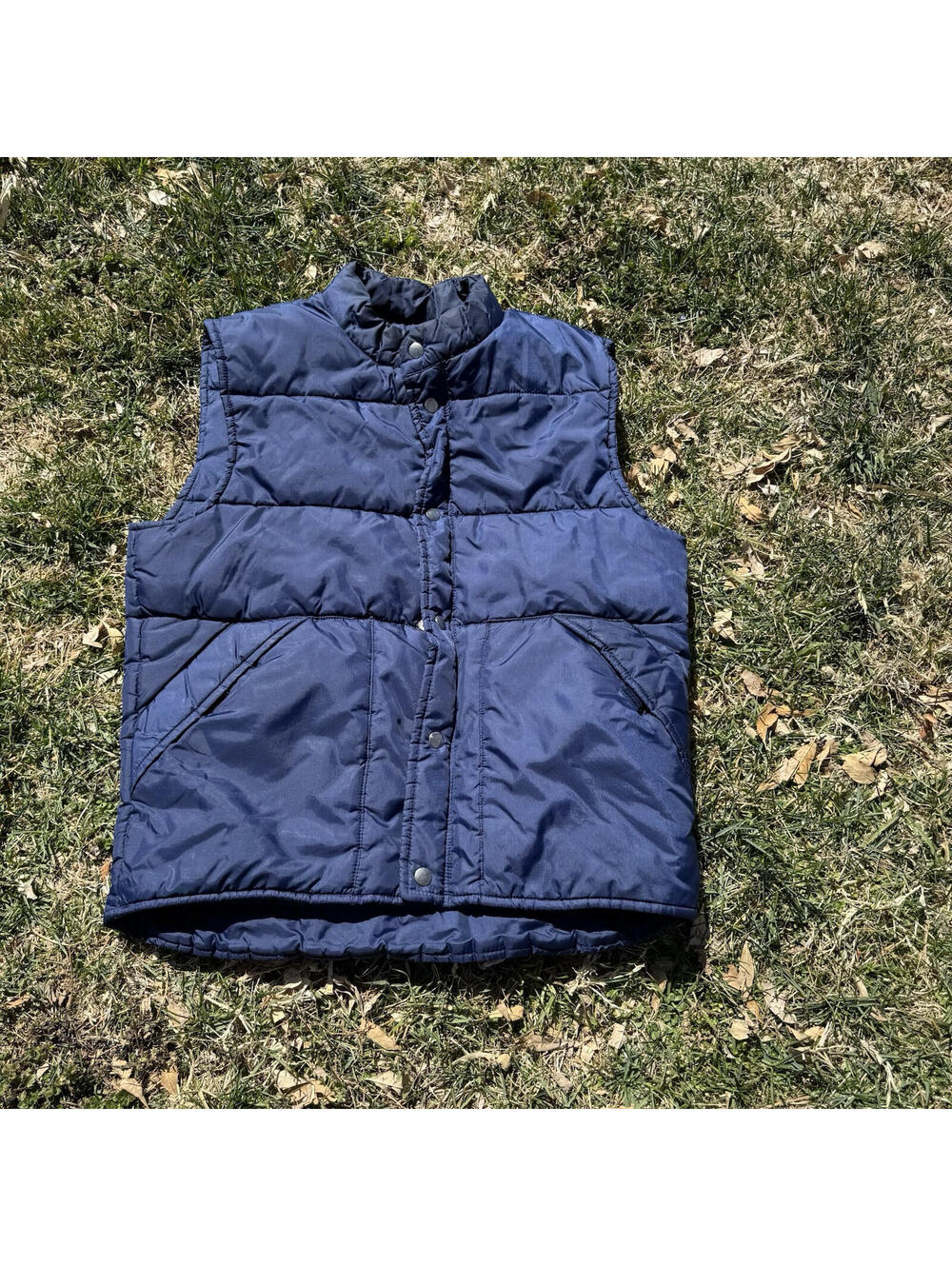 Vintage 80s Hi Star Puffer Vest Navy Gorpcore Ski Men’s M
